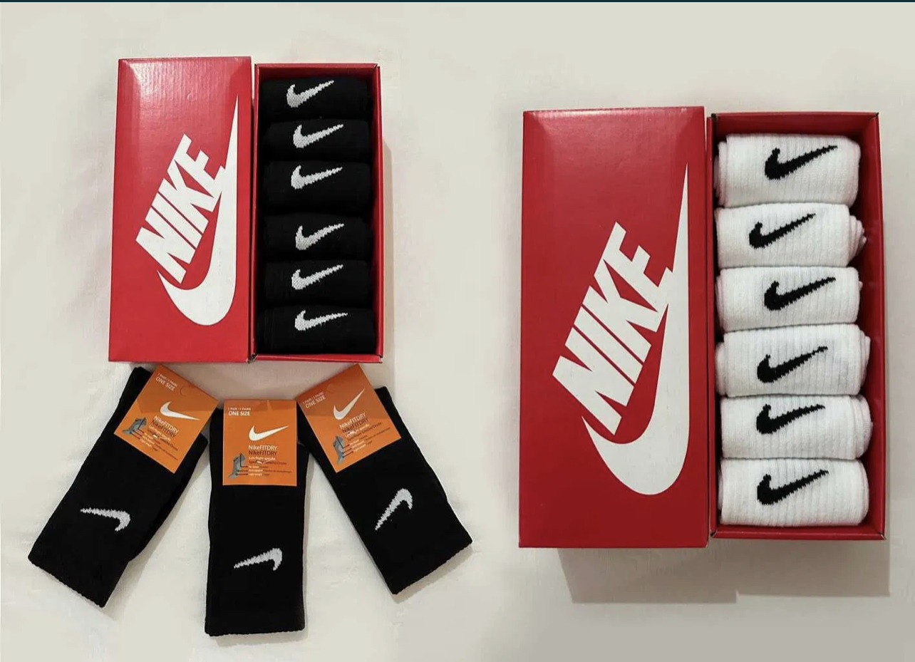 Чорапи 6 Чифта #NK Черно # Бяло - Image 2