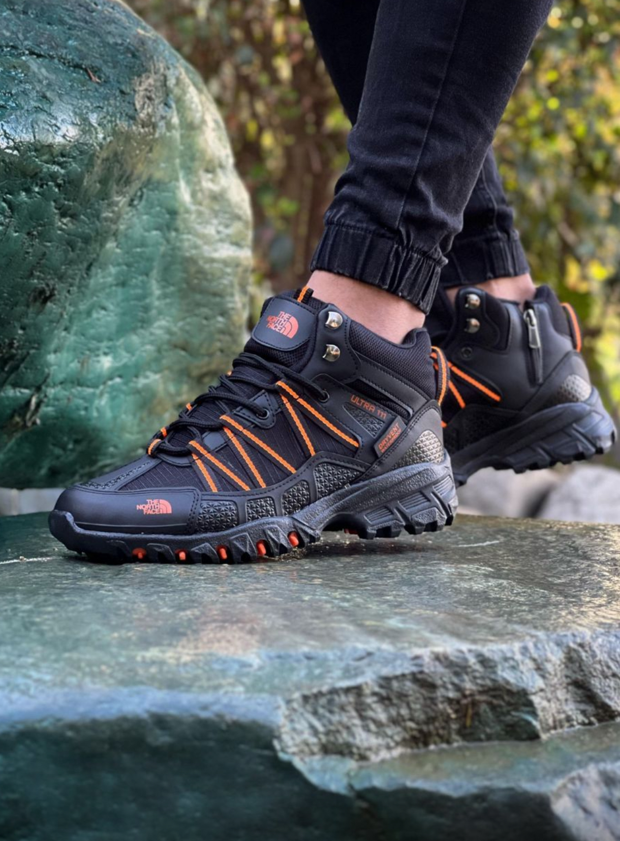 Зимни Боти FACE Черно Оранж