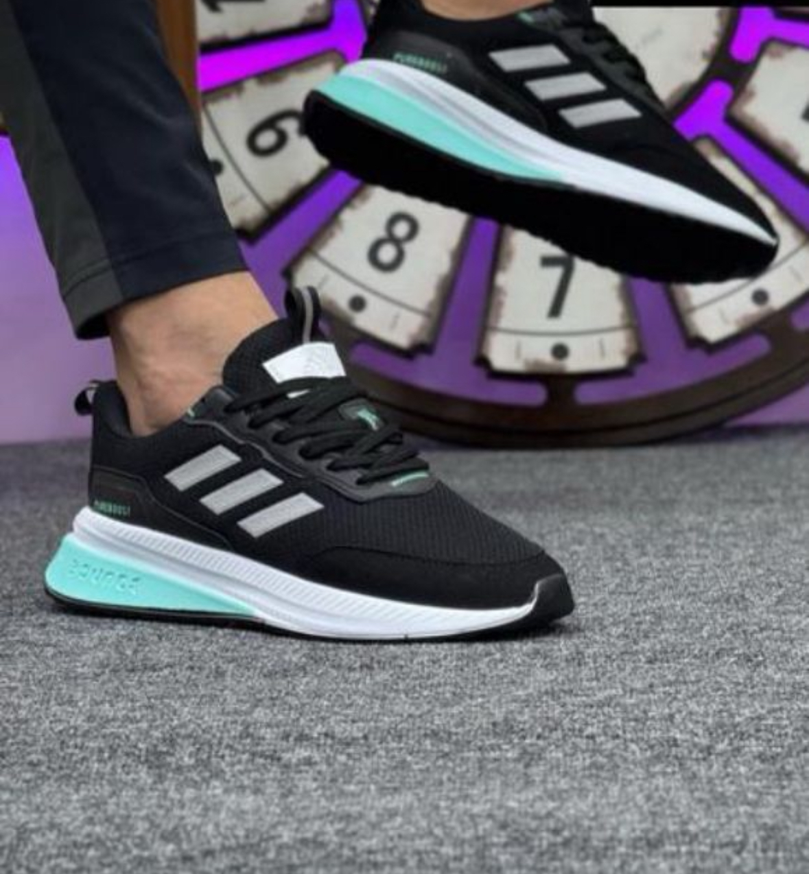 Маратонки Runfalcon ЦВЯТ: Черно Бяло Синьо